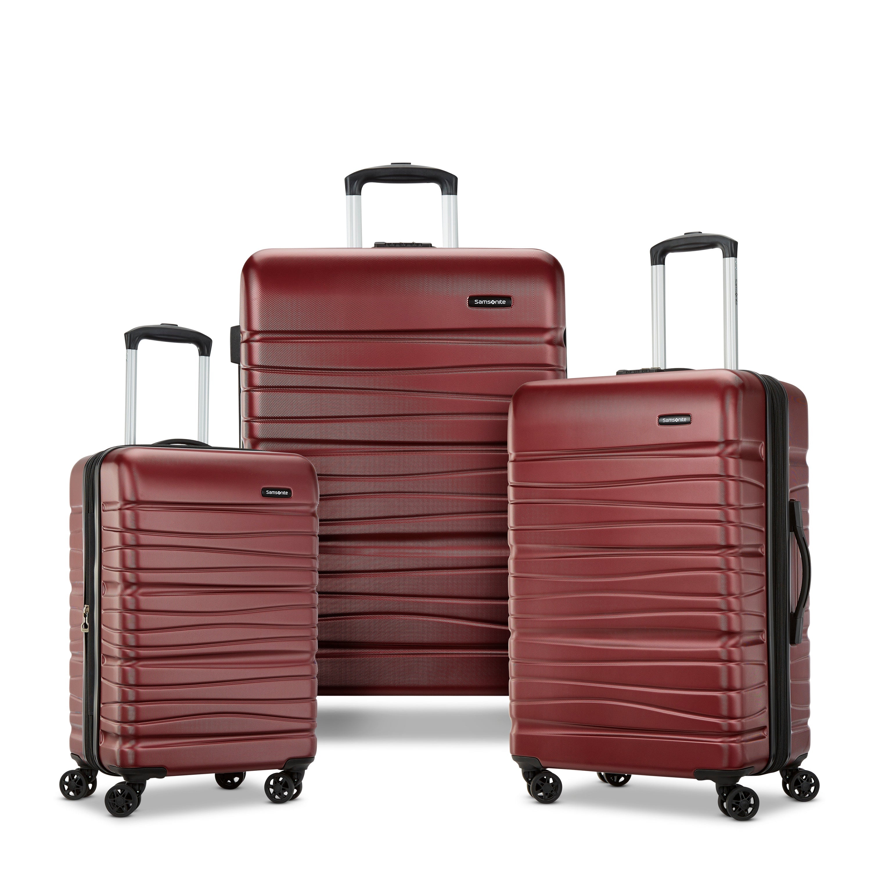 Samsonite 3 Piece Hardside Set - Luggage 24Hr Smart